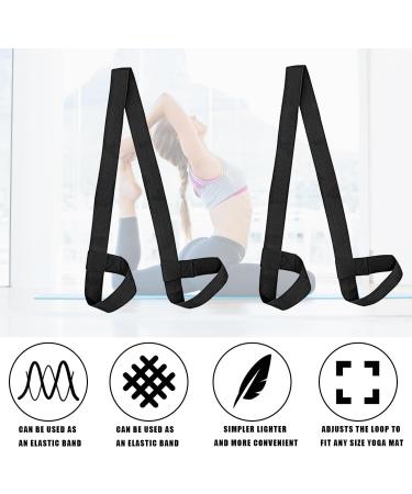 Fibound Yoga Mat Strap Set | 2 Piece Carrying Belt for All Mats | Portable Easy-Use Yoga Shoulder Strap - Buy Online on SooperMarket.com