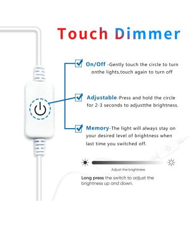 LED Sewing Machine Light Strip with Touch Dimmer & USB Adapter - 18 Light 6500K Cold White - 1 Pack - Buy Online on SooperMarket.com
