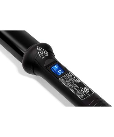 NuMe Classic Ceramic Curling Wand 32mm Barrel Hair Curler - Tourmaline Negative Ion Conditioning Far Infrared Heat - Black - Buy Online on SooperMarket.com