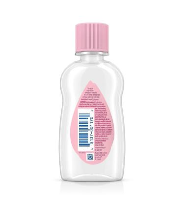 Johnson's Baby Oil 3 fl. oz - Pure Mineral Oil for Moisture Loss Prevention - Buy Online on SooperMarket.com