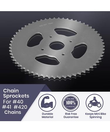 AlveyTech 60 Tooth Rear Sprocket for Mini Bikes - #40/41/420 Chain - Buy Online on SooperMarket.com