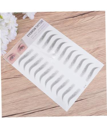 Gogogmee 2pcs 3d Stickers 3d Brow Stickers Brow Shaper Brow Tool Water Proof Template 6d - Buy Online on SooperMarket.com