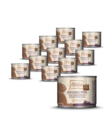 MjAMjAM - Pure meat enjoyment - delicious pure horse 12 x 200 g horse 2.4 kg (1 pack)