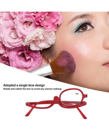 Jiawu Magnifying Makeup Glasses for Women - Flip Up Eye Makeup Tool (+3.00) | Essential Magnifying Glasses for Flawless Makeup Application - Buy Online on SooperMarket.com