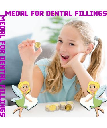 Buy HJFH Gold Tooth Fairy Coins | 20pcs Tooth Fairy Gifts for Boys & Girls - Perfect Keepsake - Buy Online on SooperMarket.com