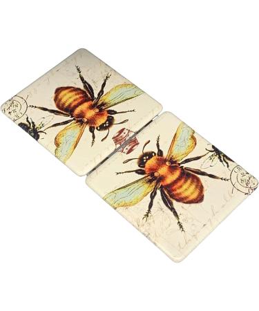 Meta Title: Value Arts Imperial French Honey Bee Purse Compact Travel Makeup Mirror and Magn - Buy Online on SooperMarket.com