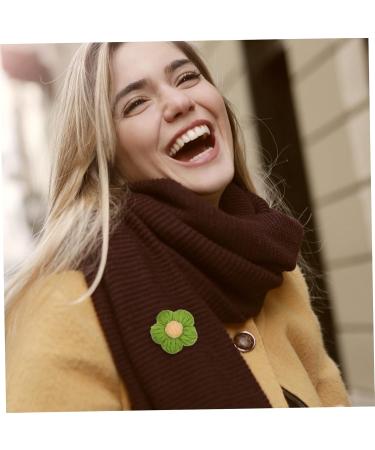 EXCEART 50 Pcs Hairpin Accessories Bow Phone Case Knitted Flowers Patches Puff Flower Diy Charm Child Plaque - Buy Online on SooperMarket.com