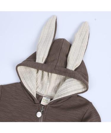 Kids Tales Newborn Baby Winter Warm Rabbit Ear Hooded Romper 12-18 Months - Color 02 - Buy Online on SooperMarket.com