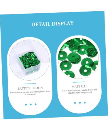 STOBOK 1 Box Decorative Scale Sequins Loose Flat Sequin Rainbow Cup Clothing Items Plastic Dance Costume B 0.5X0.5cm - Buy Online on SooperMarket.com