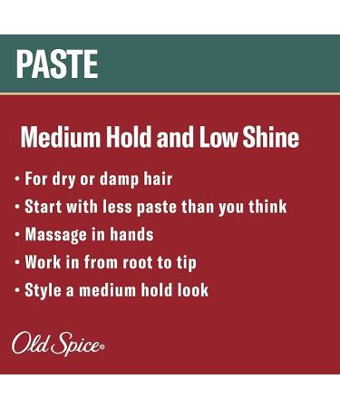 Old Spice Men's Hair Styling Paste 2.22 oz - Strong Hold and Matte Finish - Buy Online on SooperMarket.com