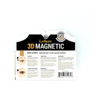 Laflare 3D Magnetic Eyelashes - Natural Look Reusable False Lashes No Adhesive Required | Shop Internationally - Buy Online on SooperMarket.com
