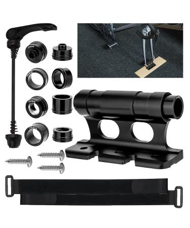 Nizirioo bicycle fork holder with quick tensioner: aluminum alloy bicycle roof rack fork holder quick tensioner bicycle plug -axis adapter with 4 pairs of side cover for bicycle racing bike