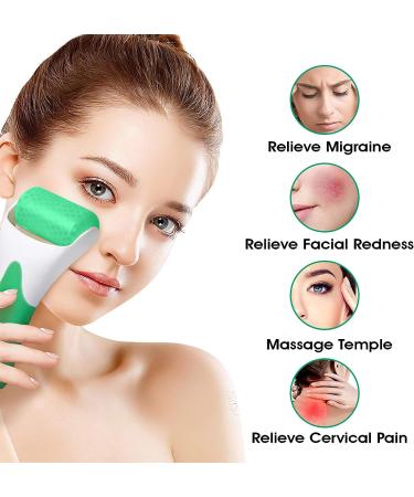 Jecrim Ice Roller for Face and Body - Tighten Pores, Reduce Puffiness & Tone Skin - Anti-Aging Beauty Care Tool for Wrinkles - Blue - Buy Online on SooperMarket.com