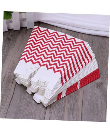 KOMBIUDA 48pcs Gift Bag Candy Bar Bag Party Candy Cartons Popcorn Carton Candy Buffet Bags Party Bag Disposable Chicken Popcorn Box medium Red - Buy Online on SooperMarket.com