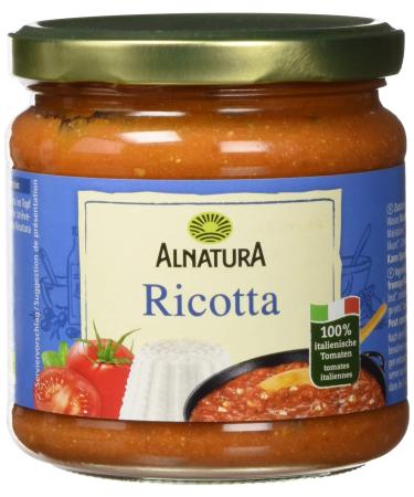 Alnatura tomato sauce ricotta glass 350 ml Ricotta 350 ml (1 pack)