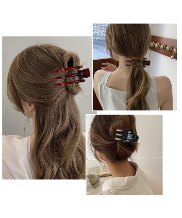 Aaiffey Alligator Clips for Hair - 3Pcs Women's French Curved Medium Hair Clips - Buy Online on SooperMarket.com