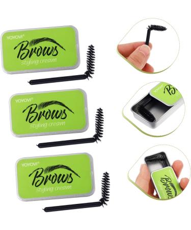 BELLIFFY 3 Sets Natural Mascara Woman Brow Soap Brow Lamination Kit Brow Styling Cream Brow Cream Gel Texture - Buy Online on SooperMarket.com