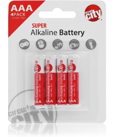Buy Circuit City Essential 4 AA & 4 AAA High Performance Alkaline Batteries - 8 Pack | International Shipping Available - Buy Online on SooperMarket.com