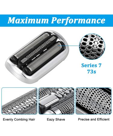Buy 1PCS 73S Replacement Head for Braun Series 7 Electric Razors - Compatible with 7020 7025S 7071 7075 7085 7089cc - International Shipping Available - Buy Online on SooperMarket.com
