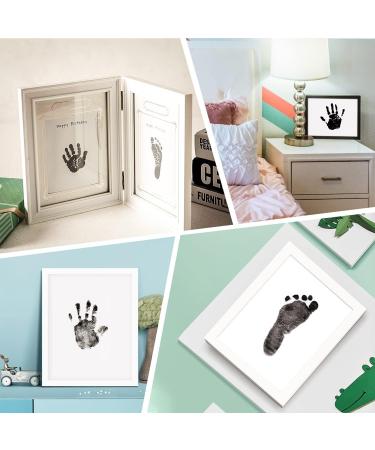 AOBETAK Baby Handprint and Footprint Kit - Inkless Clean Touch Imprint Kit for Newborns & Pets - Safe, Mess-Free Keepsake for 0-6 Months - Black - Buy Online on SooperMarket.com