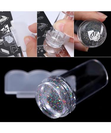 Clear Silicone Jelly Stamper Nail Art Brushes - Manicure Tools for French Tip Nails Design - Buy Online on SooperMarket.com