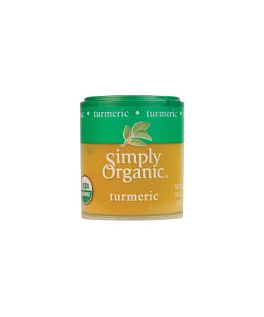 Simply Organic Ground Turmeric Root, Certified Organic | 0.53 oz | Pack of 6