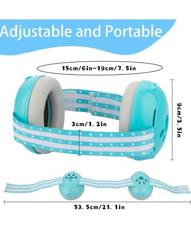 Yiomxhi Adjustable Baby Ear Defenders | Noise Suppression Hearing Protection for 0-36 Months | Protect Your Baby's Ears - Buy Online on SooperMarket.com