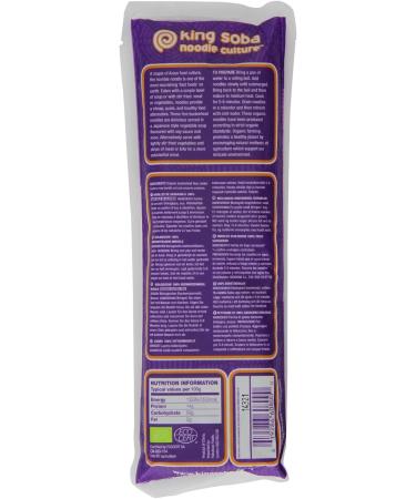 King Soba Organic 100% Buckwheat Noodles 250g - Gluten-Free & Non-GMO - Buy Online on SooperMarket.com