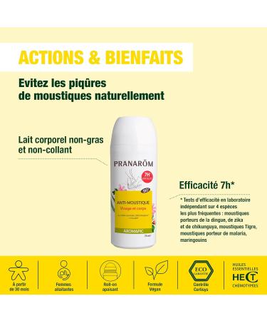 Pranar m Aromapic Anti-Mosquitoes Body Milk 75ml Roller - Buy Online on SooperMarket.com