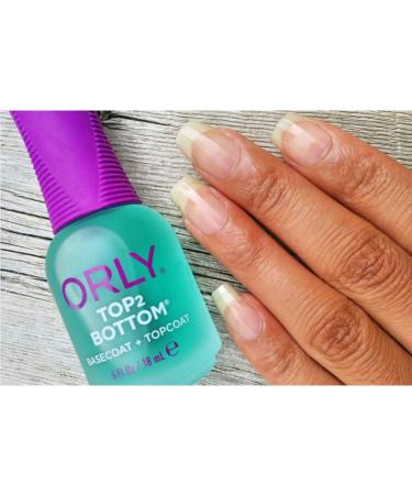 Orly Top 2 Bottom Nail Polish - .6 oz | Multi-functional Nail Lacquer Base and Topcoat - Buy Online on SooperMarket.com