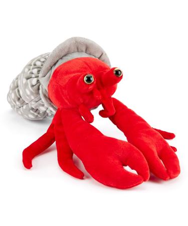 Zappi Co Plush Children's Stuffed Soft Cuddly Plush Toy-Part of Safari Animals Collection Perfect for Kids (39cm Depth)(Hermit Crab)