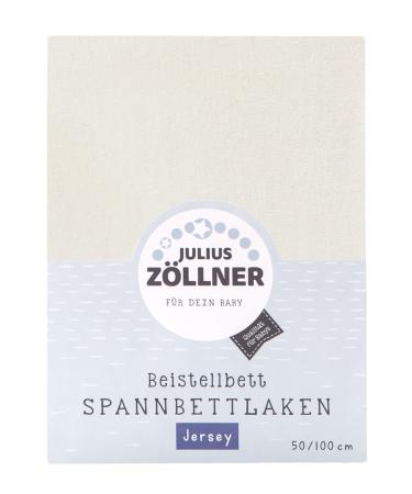 Julius Z llner 8350013230 - Jersey fitted sheet for nursing bed size: 50 x 100 cm colour: ecru