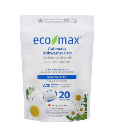 ECOMAX Automatic Dishwasher Pacs Hypoallergenic 360 GR