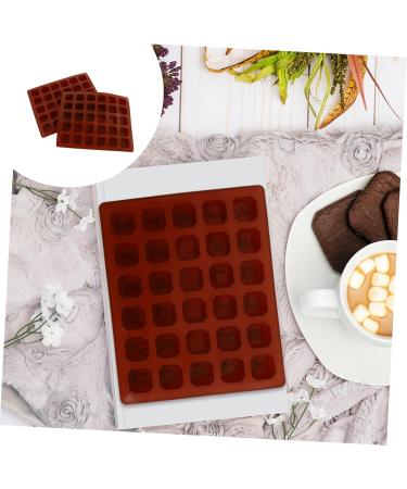 Mikinona 2pcs Chocolate Mold Ice Cube Silicone Molds Jellybeans Candy Ice Mold Baking Mold Letter Ice Maker - Buy Online on SooperMarket.com