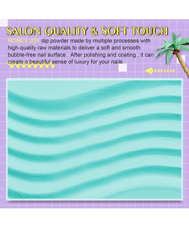 Honey Joy Dip Powder Nail Kit - 4 Colors Neon Bright Green Purple Dipping Powder Set - Salon Quality Manicure at Home - Dip-7pcs-02 - Buy Online on SooperMarket.com