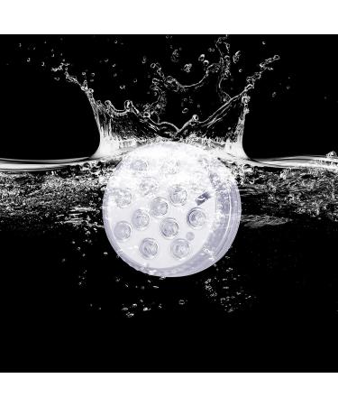Underwater LED RGB Lights - Aled Light 13 LEDs Waterproof - 2 Pack with Remote Control for Pond Pool Vase & Fish Tank Decoration - Buy Online on SooperMarket.com