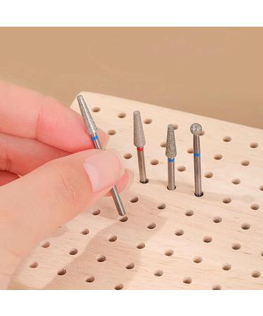 TANG SONG 80-Hole Wood Nail Drill Grinding Bit Storage Board Suite Nail Drill Bits Container Nail Drill Bit Display Stand - Buy Online on SooperMarket.com