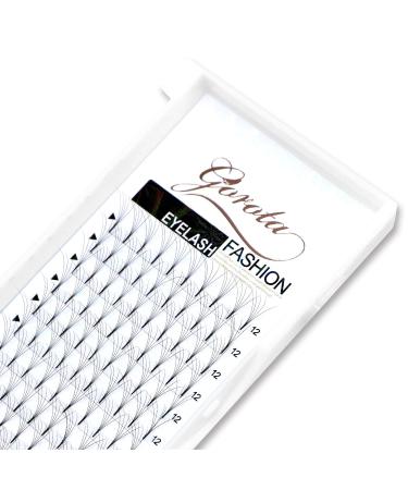 Gorota 5D-C-0.07 Heat Bonded Premade Fans 8-15mm for Russian Volume Lash Extensions - 8mm Length - Buy Online on SooperMarket.com