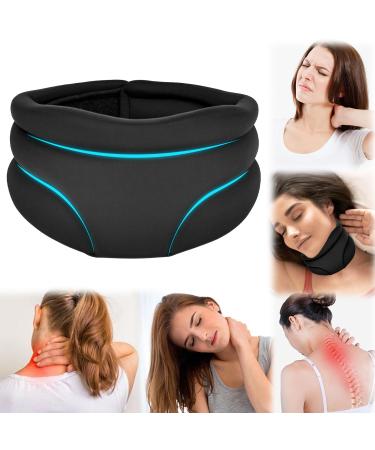 Cervicorrect Neck Brace for Snoring Neck Brace for Pain Relief Adjustable Soft Support Collar Can Be Used During Sleep Wraps Aligns and Stabilizes Vertebrae Relieves Pain and Pressure in Spine