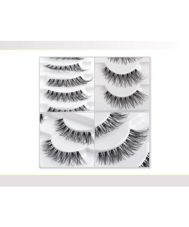 3D False Eyelashes - Handmade Natural Look Fluffy Strip Lashes Multipack (HS17-7) - Buy Online on SooperMarket.com