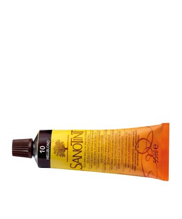 Sanotint Hair Color No. 10 Hellblond - 125 ml | Natural Color with Vegetable Extracts & Gold Brain Formula - Buy Online on SooperMarket.com