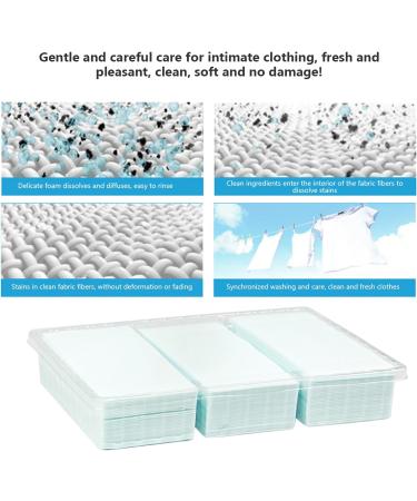 Laundry Detergent Sheets 90PCS Washing Detergent Sheet Deep Stain Removal Laundry Detergent Sheet Strip Laundry Soap Sheet for Home Hand-washing - Buy Online on SooperMarket.com