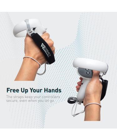 Buy VR Cover Controller Grips for Meta/Oculus Quest 2 - Light Grey | Enhance Your VR Experience - Buy Online on SooperMarket.com