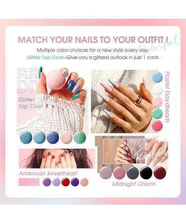 ROSALIND 30PCS Gel Nail Polish Set - Long Lasting DIY Manicure with Base & Top Coat Multicolored Glitter & Matte Options - Perfect Gift for Nail Art Enthusiasts - Buy Online on SooperMarket.com