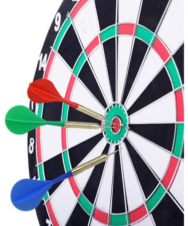 Accmor 18 Pcs Steel Tip Darts Set for Bar Dart, Metal Darts for Dartboard - Buy Online on SooperMarket.com