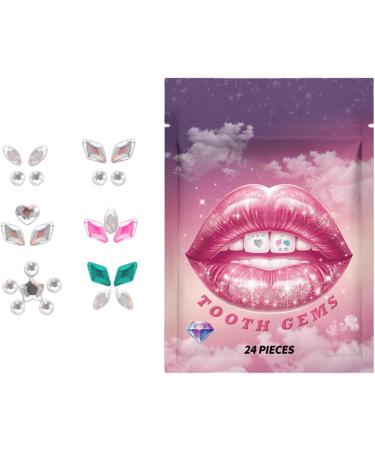 GUANGLU Rhinestone Stickers for Teeth - Rhinestone Stickers for Teeth Portable Decorative Comfortable Teeth Supplies for Daily Use Shopping Dating - Buy Online on SooperMarket.com