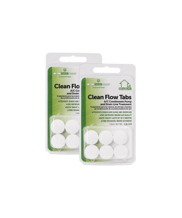 SimpleAir Clean Flow HVAC Drain Line Treatment Tabs, 2-Pack, 12 Count