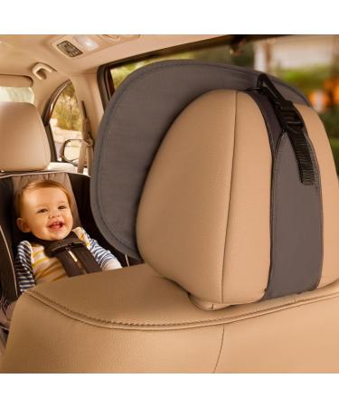 Munchkin Baby In-Sight Car Mirror - Extra Large Wide-Angle Reflection for Superior View of Baby, Black - Buy Online on SooperMarket.com