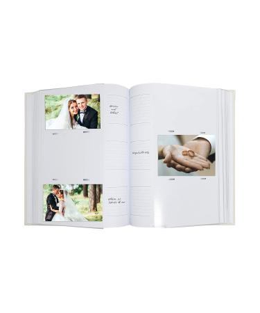 Pearhead Wedding Thumbprint Memory Book  Wedding Photo Album  Marriage Keepsake  Engagement Gifts  Ivory Linen - Buy Online on SooperMarket.com