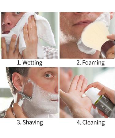 Skin Friendly Shaving Brush for Men | Ergonomic Barber Neck Duster with Soft Bristles & Wooden Handle | Professional Beard Cleaning Tool - Buy Online on SooperMarket.com